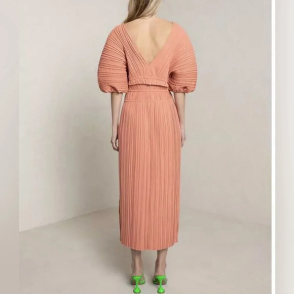 A.L.C. Stella V Neck Tie Dress - Picture 4 of 8